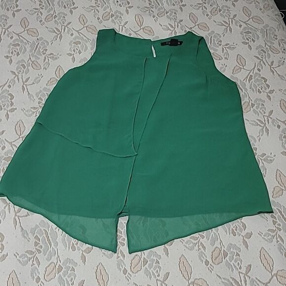 1663 FOREVER 21 Green Top Size Small - Picture 5 of 7